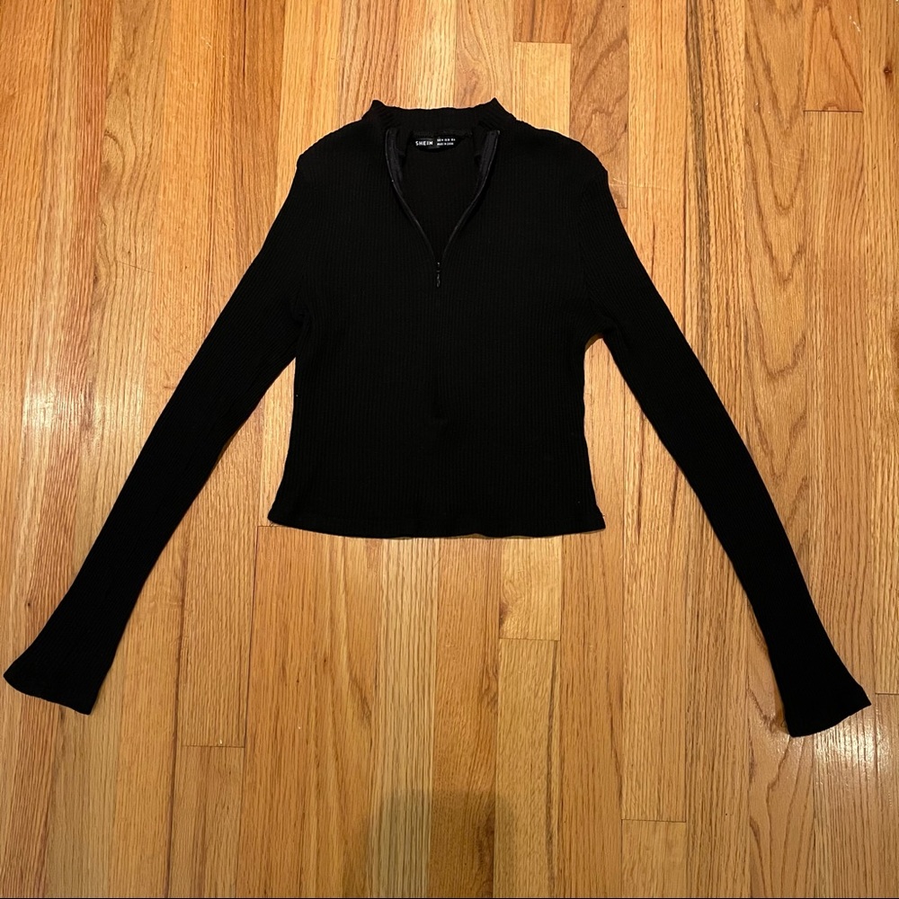 Shein Half Zip Up Top